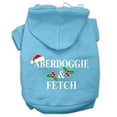 thumbnail image 2 of Aberdoggie Christmas Screen Print Pet Hoodies Blue Size Xxl (18), 2 of 2