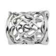 thumbnail image 1 of Bufanda Resbalón Hebilla Hueco Flor Dama Fiesta Plata Sunnimix hebilla de anillo de bufanda, 1 of 8