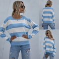 thumbnail image 1 of RKSTN Sweaters for Women Pull à Manches Longues Tricoté à Coutures Décontractées Automne Sweaters, 1 of 9