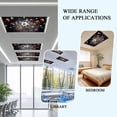 thumbnail image 6 of 4 Pack Sports Theme Fluorescent Light Covers for Ceiling Lights Football Basketball Baseball Rugby Magnetic Ceiling Light Covers Overhead Light Filters for Office Classroom Home, 6 of 9