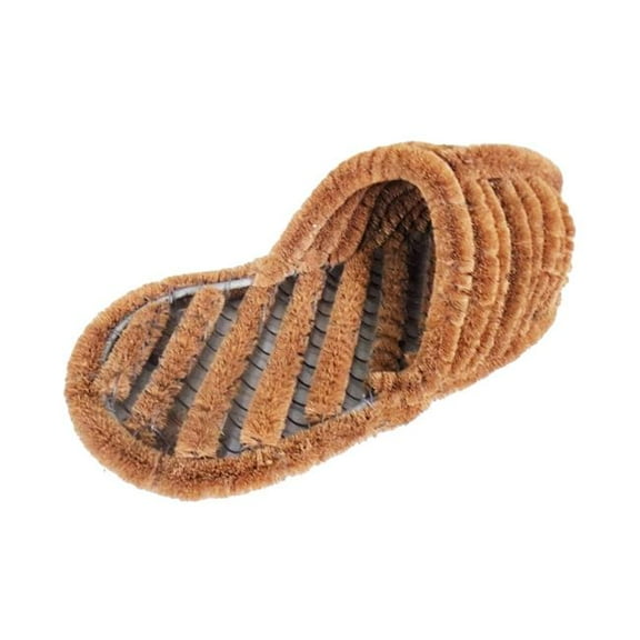 HomeRoots 576970 8 x 19 in. Brown Coir Outdoor Boot Scraper