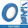 thumbnail image 3 of Cinta de pintor Unique Bargains, fácil de quitar, cinta maestra de enmascarar azul - 0.7 pulgadas x 54.7 yardas, 3 of 6