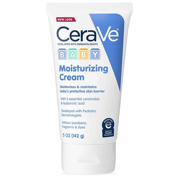 CERAVÉ BABY | Crema Hidratante para bebés | con Ceramidas y Ácido Hialurónico | Repara la barrera cutanea | 142ml
