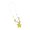 Yellow, variant on Unique Ceramic Sea Star Pendant Necklace With Braided Strands For Beach Trips And Festivals