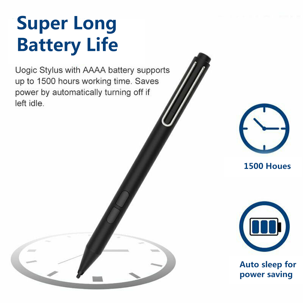 Stylus Pen For Microsoft Surface Pro 3 4 5 6 Pro G Book Go Battery Powered Black Walmart Com Walmart Com