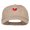 Khaki, variant on Mini Broken Heart Embroidered Low Cap - Black OSFM