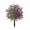 Dark Purple, variant on Artificial Violet Ball Topiary Tree 23.62 Inch with Ground Spikes UV Resistant Fade Resistant Bush for Indoor Outdoor Front Porch Patio Garden Fall Decor Purple 1 Piece