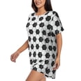 thumbnail image 2 of Xecao Soccer print Swimsuit for women, Summer-ready, sporty style.Quick-dry fabric. Many sizes & colors., 2 of 9