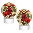 thumbnail image 2 of Sikiie Mythical Red Stag Illustration Acrylic Night Light Gift Custom Acrylic Night Light LED Lights for Bedroom Home Office, 2 of 9