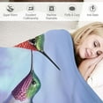 thumbnail image 3 of ARISTURING Humming Bird Throw Blanket Soft Cozy Plush Warm Birds Blanket for Sofa Couch Bed, 3 of 6