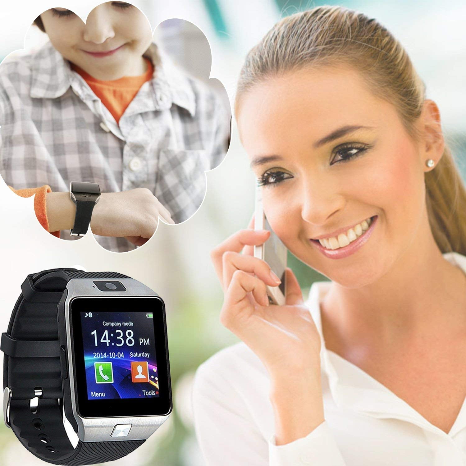 style asia gm8588 bluetooth smart watch with camera sync to android