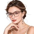 thumbnail image 3 of MARE AZZURO Computer 1.5 Reading Glasses Women Blue Light Blocking Readers UV400 Anti Eye Strain, Leopard, 3 of 10