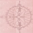 thumbnail image 1 of Ahgly Company Machine Washable Indoor Square Transitional Light Coral Pink Area Rugs, 7' Square, 1 of 7