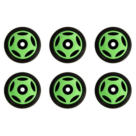 Cougars Green - PDD Front & Mid Rail Neon Green Idler Wheels Kit for Snowmobile ARCTIC CAT Cougar 1989-1998