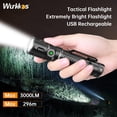 thumbnail image 2 of Linterna Tactica Wurkkos TD04 Recargable 3000 Lumenes LED 6061 Aluminio, 2 of 5