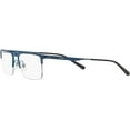 thumbnail image 3 of ARNETTE Mens An6118 Tail Metal Rectangular Prescription Eyeglass Frames Matte Blue/Demo Lens 54 Millimeters, 3 of 5