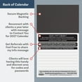 thumbnail image 4 of 2026 Peel and Stick Magnetic Business Card Recipe Calendars, 100 Pack Includes Envelopes, Mail for 1oz Rate (Happiness is Homemade), 4 of 8