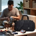 thumbnail image 2 of Bolsa De Ejercicios Oxford Fitness Bag Bolsas de gimnasio portátiles de gran capacidad para hombres y mujeres (negro) Sywqhk Para Estrenar, 2 of 7
