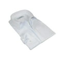 thumbnail image 2 of Mens CEREMONIA Formal Shirt Hidden Button 100% Cotton Slim Fit #9010 13 White, 2 of 5