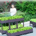 thumbnail image 2 of Balcony Home Vegetable Growing Box for Indoor Yard Planting, for Vegetables Herbs and Green Plants for Home Gardening 47x16Inch, 2 of 3