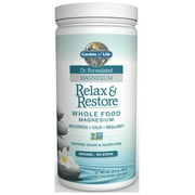 Garden of Life Dr. Formulated Magnesium Relax and Restore Original Powder, 13.4 Oz
