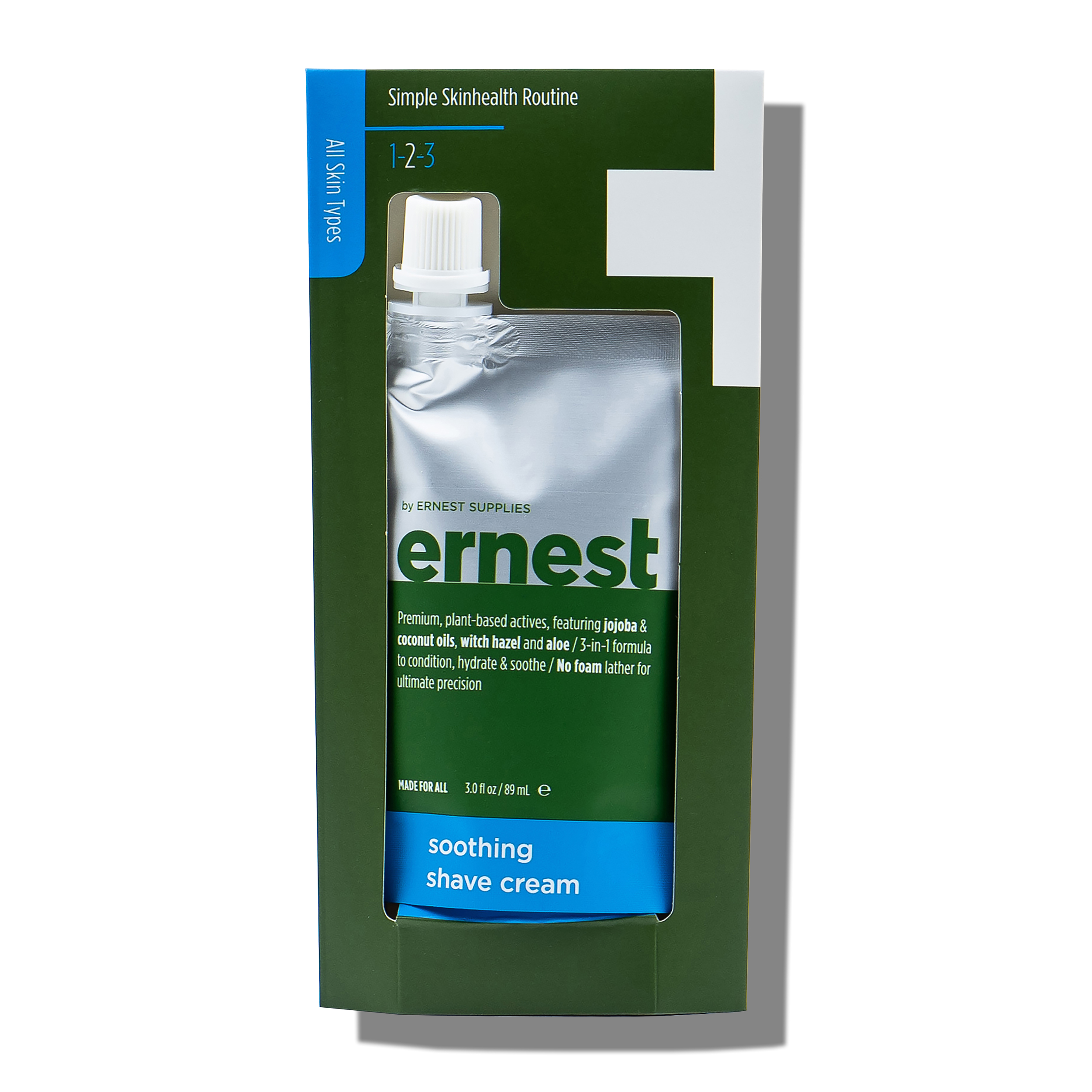 ernest by Ernest Supplies Soothing Shave Cream: 3-in-1 Pre-Shave, Shave Cream, and After Shave, 3 Oz - image 4 of 5