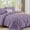New Purple, variant on Sasttie King Size Comforter Set, 7-Piece Bed in a Bag, Pintuck Bedding Sets for All Season, New Purple