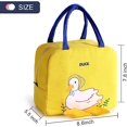 thumbnail image 2 of Bolsa de almuerzo con aislamiento de monedas de pato, bolsa de almuerzo con aislamiento de oficina, lona impermeable para mujeres, hombres, escuela y oficina, niñas y niños ER, 2 of 5