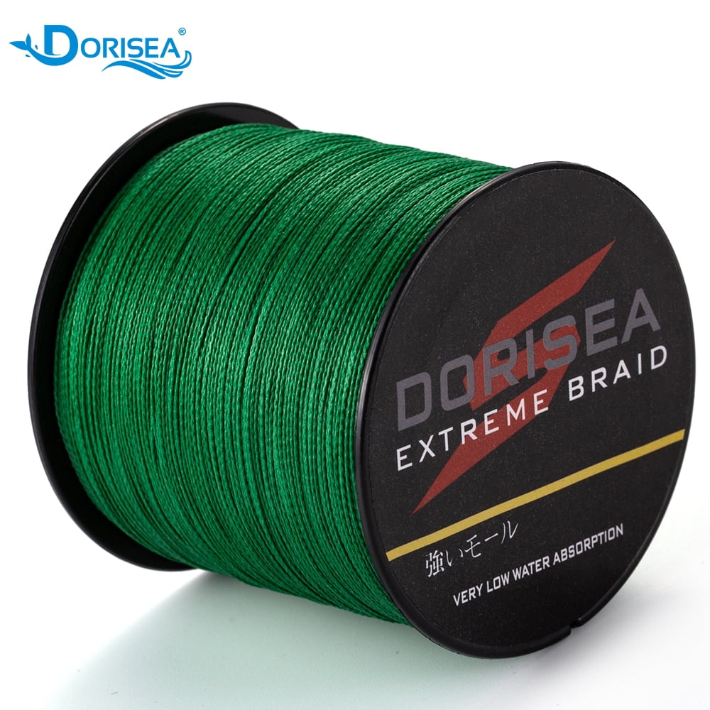 DORISEA Extreme Braided Fishing Lines - Abrasion Resistant Braided Lines – Incredible Superline – Zero Stretch – Smaller Diameter – A Must-Have!
