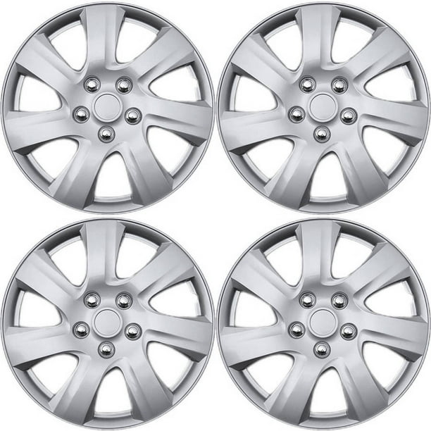 4 Piece Set A/M Silver ABS Fits 2010 2011 TOYOTA CAMRY 15" Wheel Cover