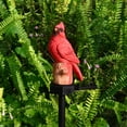thumbnail image 2 of Figura de Pájaro Cardenal Rojo con Luz Solar para Decoración de Jardín al Aire Libre, 2 of 6