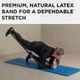 thumbnail image 4 of THERABAND Resistance Bands, 6 yd Roll, Black, Special Heavy Thickness, 7.3 lbs Resistance, Level 6, 4 of 11
