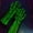 Luminous, variant on Realistic Zombie Hand Gloves,Green Glow Skeleton Hands Gloves Costume,Scary Zombie Cosplay Outfit