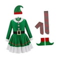 thumbnail image 3 of Conjunto de disfraz navideño Strade Fareast Limited para niñas y niños altura 160 cm, 3 of 8