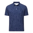 thumbnail image 3 of IWRICH Men's Button up Short Sleeve Polo Shirt Collared Athletic Tennis Shirts Graphic Printed Casual Summer Tees 04-Blue XXXL, 3 of 3