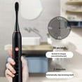 thumbnail image 3 of Jubipavy Electric Toothbrush Low Noise Portable Smart Timer Electric Toothbrush IPX7 Water-Resistant Electric Toothbrush Vibration, 3 of 5