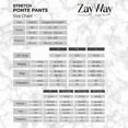 thumbnail image 6 of ZayWay Women's Stretch Ponte Pants with 5 Stylish Pockets - Perfect for Wear to Work - Dressy Leggings S-1000 Fudge 3X-Large, 6 of 6