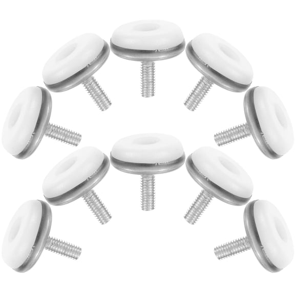 HOMEMAXS 10pcs Furniture Legs Bed Levelers Cabinet Legs Dresser Chair Legs Table Legs Adjustable Feet
