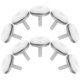 thumbnail image 3 of 10 Uds patas de muebles niveladores de cama patas de gabinete patas de silla de tocador patas de mesa patas de armario ajustables, 3 of 6