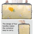 thumbnail image 6 of 3 Pack Under Bed Storage Container Organizer Large Capacity Under Bed Clothes Storage Box Foldable Storage Bag with Clear Window, 6 of 10