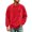 Red, variant on KICILVS Mens Sweatshirt Crewneck Fleece Pullover Long Sleeve Pocket Casual Winter Warm Top for Men Daily Wear Blue