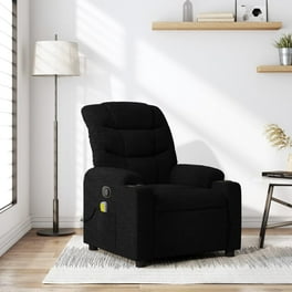 VidaXL Chaise De Relaxation Avec Repose-Pied – Velours Vert Foncé, Mousse Épaisse, Cadre Acier Et Bois – Fauteuil Détente Salon