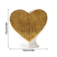 thumbnail image 3 of Darzheoy Heart Shaped Glass Vase Decorative Ornament, Small Floral Centerpiece for Fresh or Artificial Flowers, Valentine's Day Anniversary Wedding Table Decor, 3 of 7