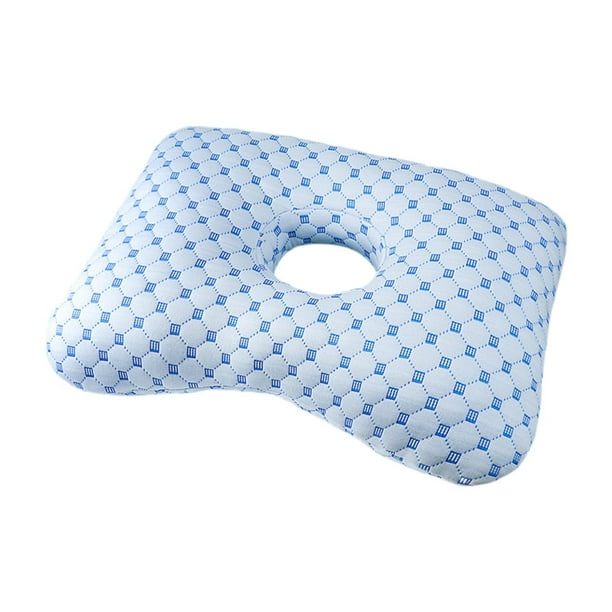 Almohada para perforar las orejas con protector para el orificio de la oreja, ideal para usar con auriculares, ergonómica y portátil para quienes