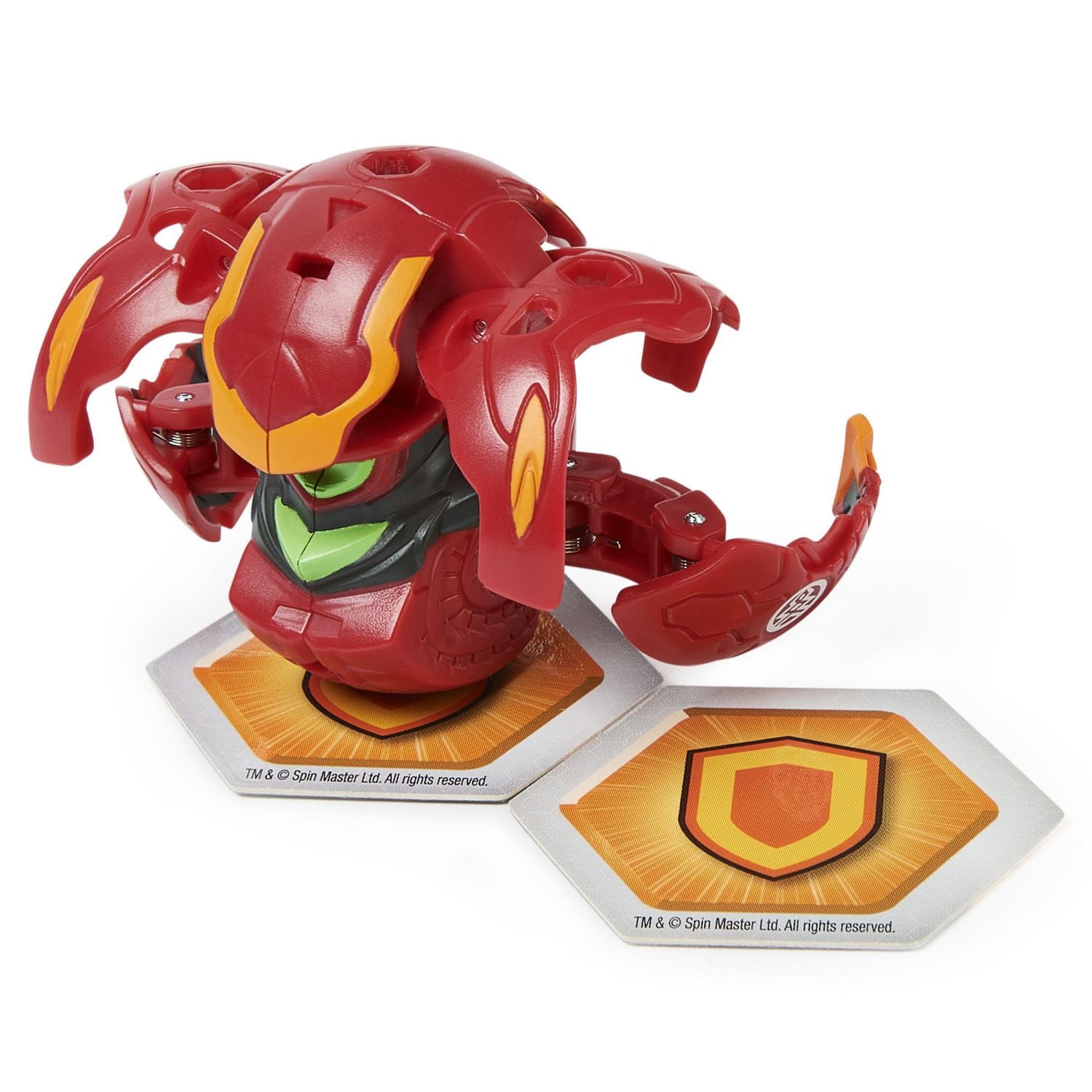 Bakugan, Jettra, 2-inch Tall Geogan Rising Collectible Action Figure and Trading Card
