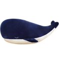 thumbnail image 1 of Children's Birthday Gift: 45cm Deep Blue Plush Whale Toy, 1 of 5