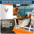 thumbnail image 3 of 8-Hole Chicken Coop Nesting Box with Ventilation, Galvanized Steel Laying Box for Hens & Ducks, 3 of 7