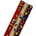 thumbnail image 1 of Papel de regalo Hallmark Disney Mickey Mouse de 60 m², paquete de 3, 1 of 1