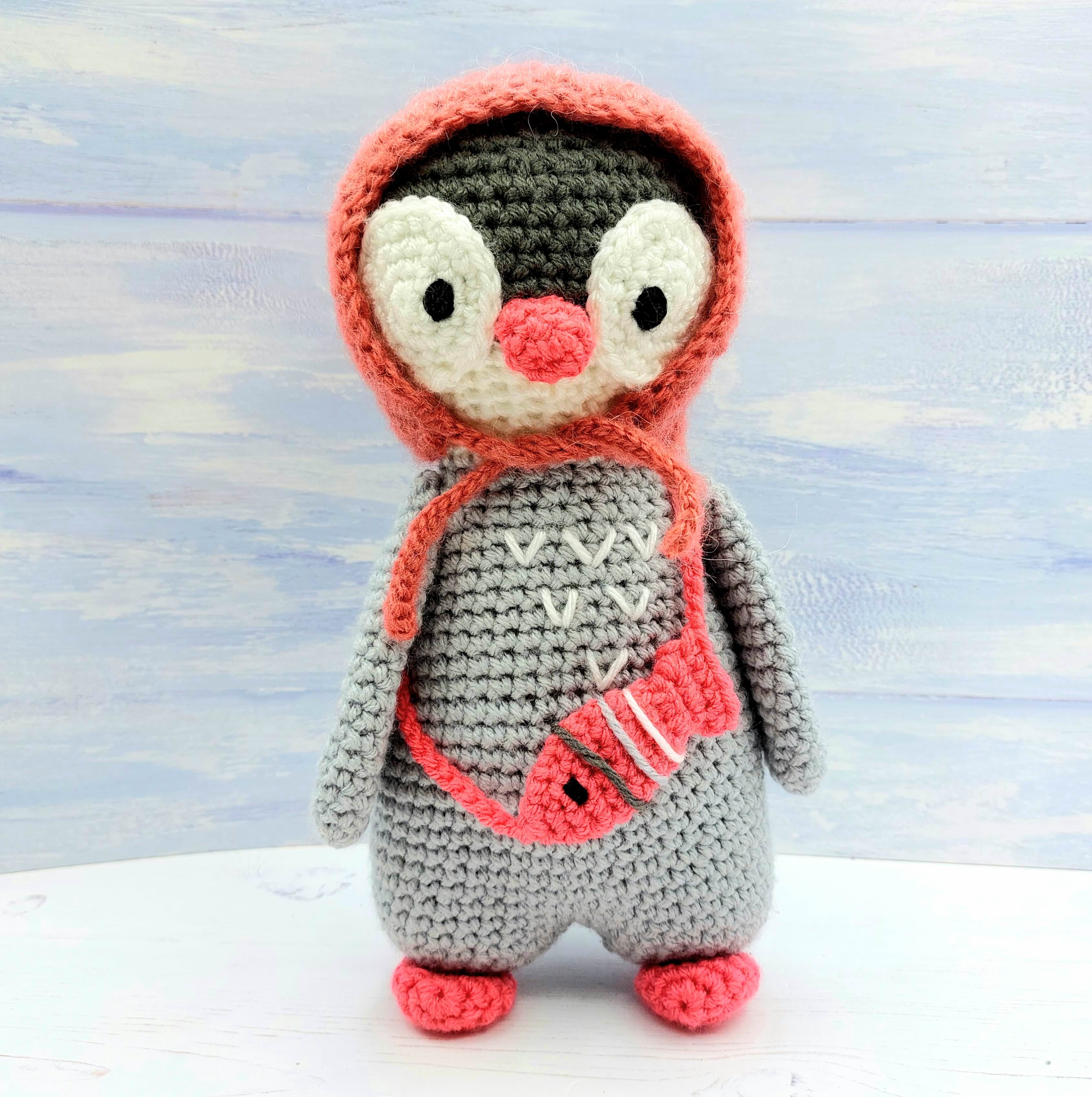 Crochet Kit - Penelope the Penguin & her Chicks
