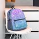 thumbnail image 5 of Disketp Multicolor Glitter Mochila Ligera Clásica con Múltiples Bolsillos, Mochila Casual para Hombre y Mujer, Ideal para Escuela, Trabajo y Viajes, 5 of 6